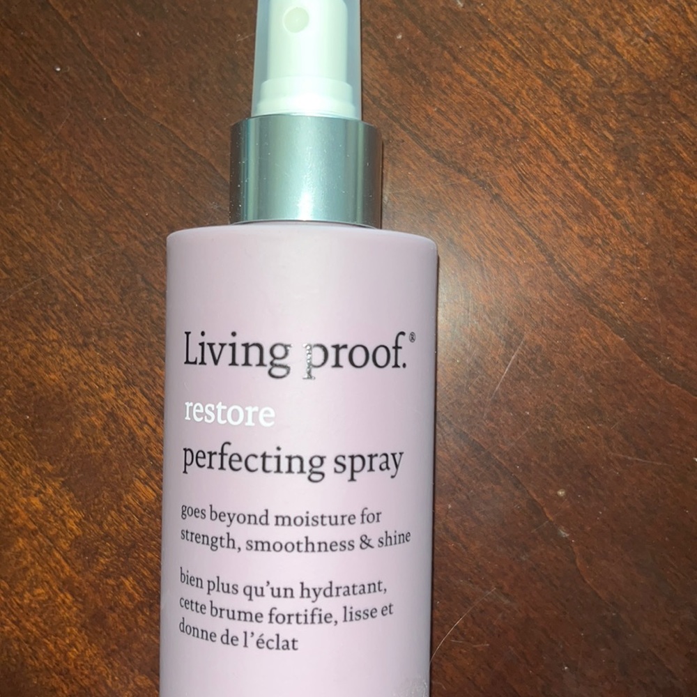 Living proof perfecting spray uv and heat protection, strength, smooth